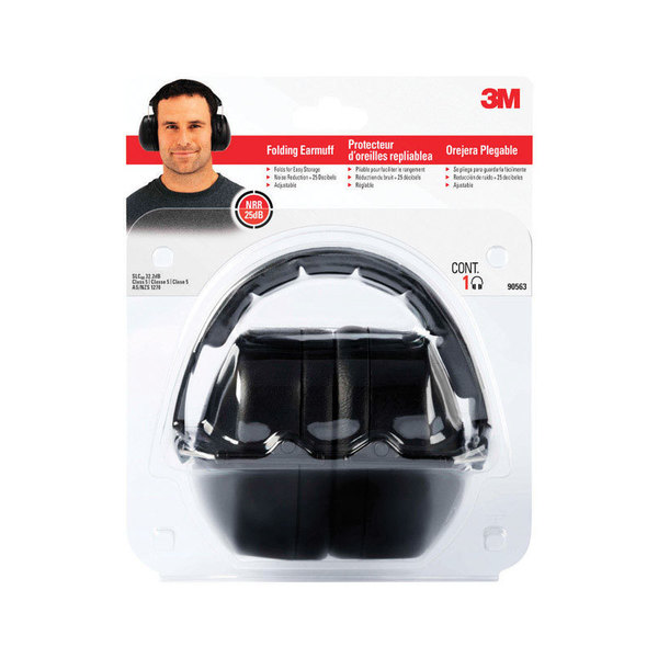 3M Folding Earmuff Black 90563H1-DC